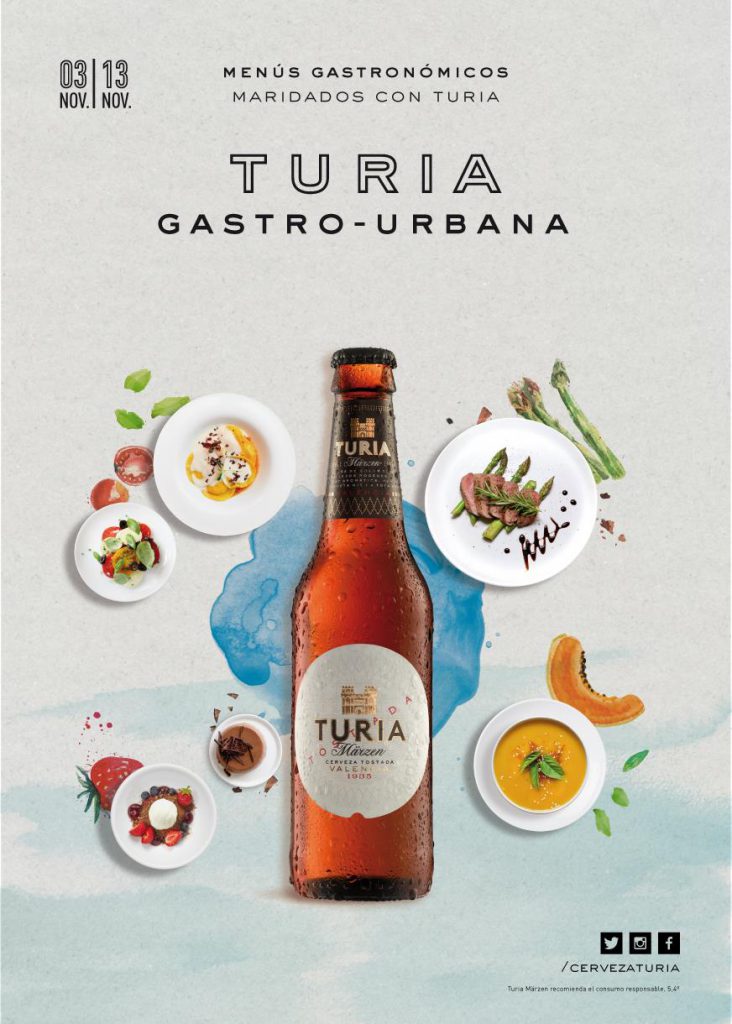 La III edición de Turia Gastro Urbana se celebra en Valencia del 3 al 13 de noviembre