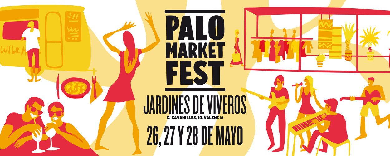Vuelve Palo Market Fest a los Jardines de Viveros