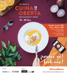 58 de los mejores restaurantes de Valencia participan en esta nueva edición otoñal de Valencia Cuina Oberta.