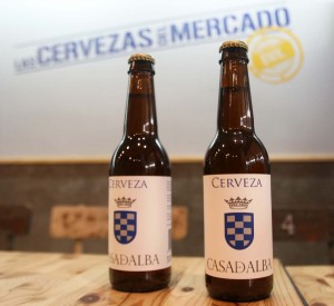 La cerveza artesana Casa de Alba se puede degustar en exclusiva en Las Cervezas del Mercado